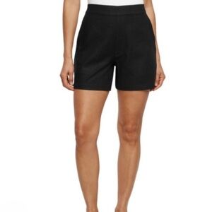 Banana Republic Women's Linen Blend Pull on Shorts - Black